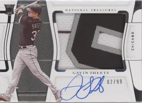 2022 Panini National Treasures - Gavin Sheets #105
