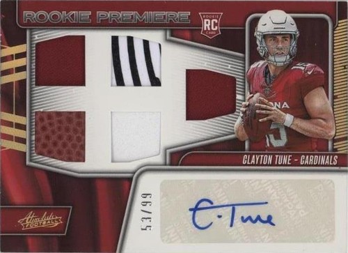 2023 Panini Absolute Clayton Tune #236