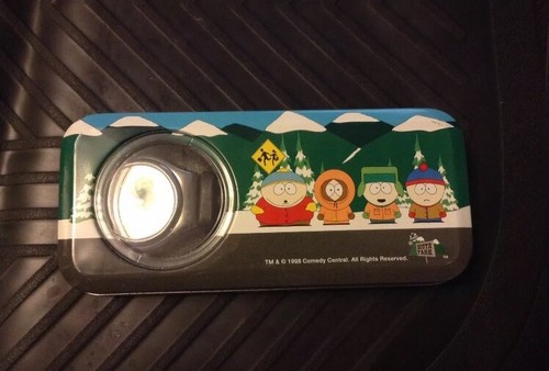 SOUTH PARK 1998 COMEDY CENTRAL WRIST WATCH WITH TIN CASE VINTAGE