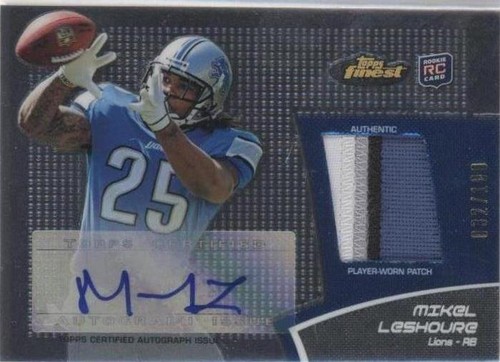 2011 Topps Finest Mikel Leshoure #RAP-ML