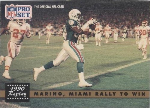 1991 Pro Set Mark Clayton Pete Stoyanovich #340