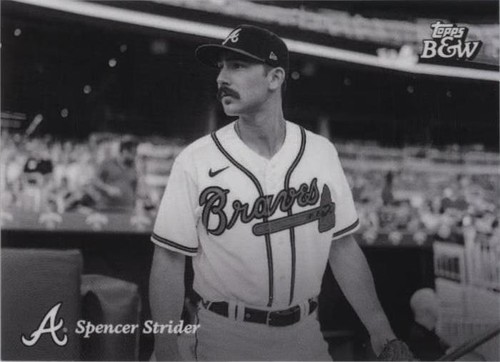 2023 Topps Black & White - Spencer Strider #60