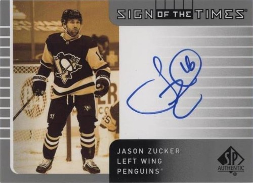 2021-22 SP Authentic - Jason Zucker #SOTT1-JZ