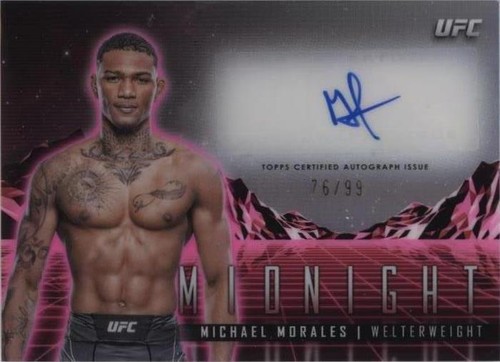 2024 Topps Midnight UFC - Michael Morales #HS-MMS