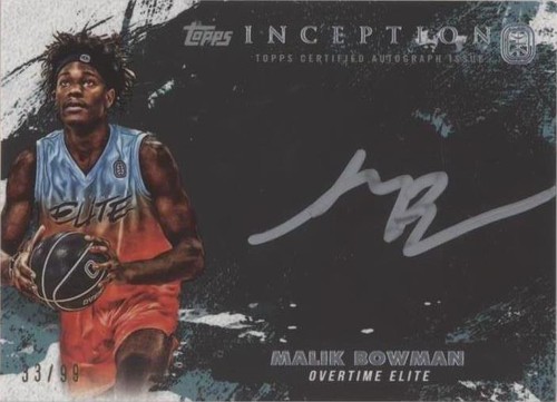 2021-22 Topps Inception OTE Overtime Elite - Malik Bowman #ISS-MBO