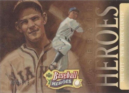 2005 Upper Deck Baseball Heroes - Mel Ott #160
