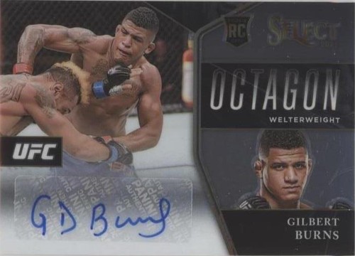 2021 Panini Select UFC - Gilbert Burns #OA-GBN