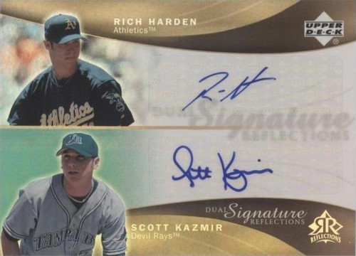 2005 Upper Deck Reflections - Rich Harden Scott Kazmir #RHSK