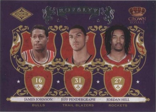 2009-10 Crown Royale - Jordan Hill/James Johnson/Jeff Pendergraph #10