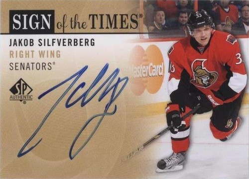 2012-13 SP Authentic - Jakob Silfverberg #SOT-JS