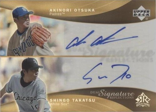 2005 Upper Deck Reflections - Akinori Otsuka Shingo Takatsu #AOST