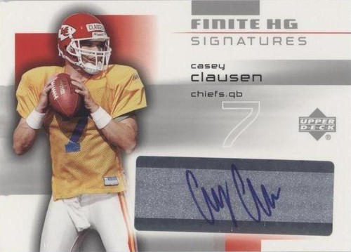 2004 Upper Deck Finite HG Casey Clausen #FS-CC