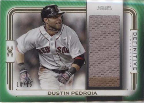 2023 Topps Definitive Collection - Dustin Pedroia #DJR-DP