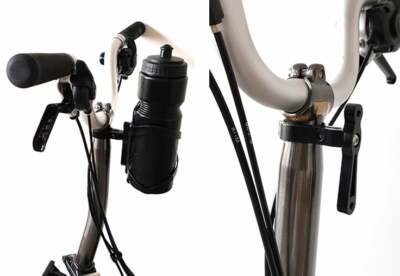 Water Bottle Cage Adaptor for Brompton Bicycle Seatpost stem road bike mtb
