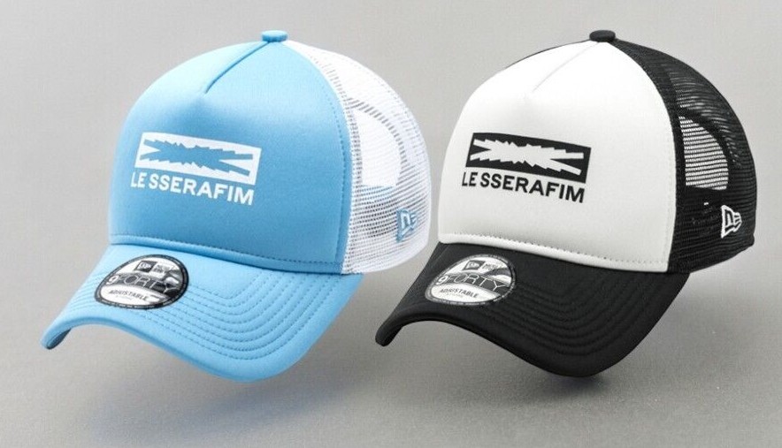 Newera■Le Seraphim A-frame Trucker Ball Cap ■送料込 New Era 9FORTY A-Frame Trucker Cap LE SSERAFIM Collab Hat