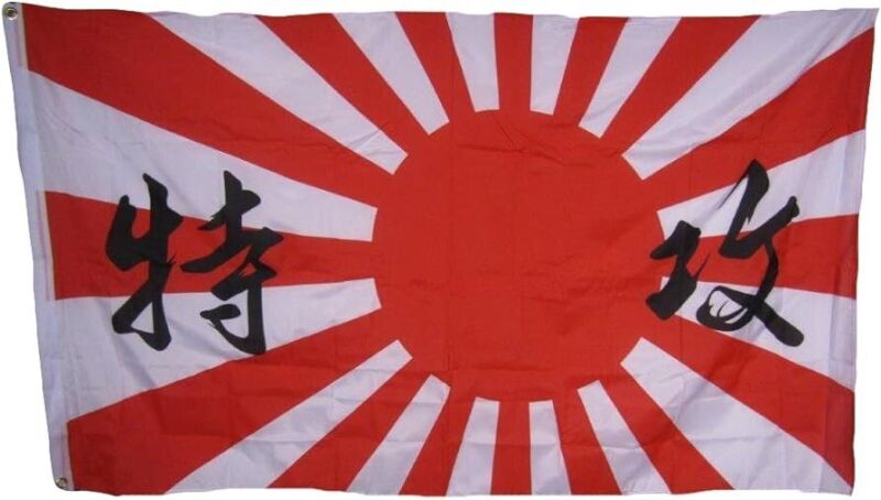 NEW 3x5ft RISING SUN JAPAN w/ text JAPANESE better quality FLAG USA seller