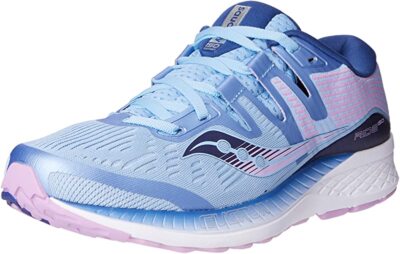

Женские кроссовки Saucony Ride ISO, синий/темно-синий/фиолетовый, 6 D(W) США, Blue/navy/purple