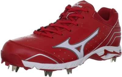 Мужские бейсбольные бутсы Mizuno 9-Spike Advanced Classic 7, черный/красный, 12,5 D(M) США