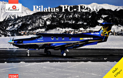 AMODEL 72367 Pilatus PC-12NG Airplane Scale 1/72 - Plastic model kit
