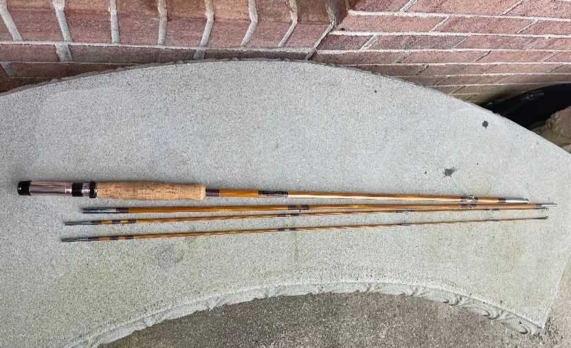 Hurricane No. 850 Three-Part Fly Rod with Extra Tip (Owned- 
