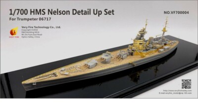 Very Fire 1/700 HMS Nelson 1939 Detail-up set for Trumpeter kit #06717