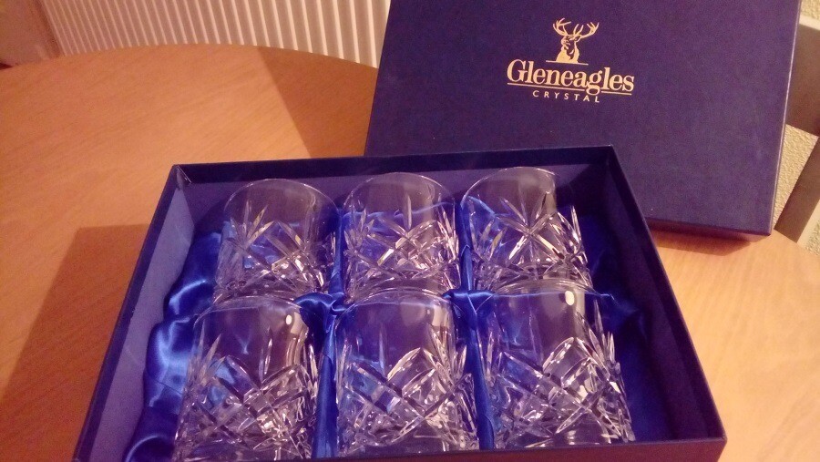 Gleneagles Crystal whisky glasses in Tain, Highland Gumtree