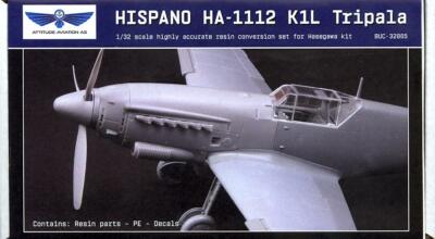Buchon Scale Models 1/32 HISPANO HA-1112 K1L TRIPALA Resin & Photo Etch Conv Kit