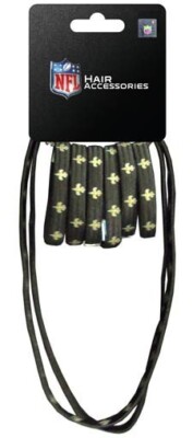 NFL New Orleans Saints 8-Pc. Hair Tie & Headband Set
