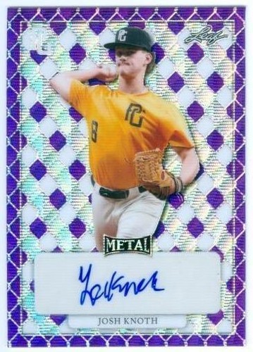 2022 Leaf Perfect Game National Showcase - Josh Knoth #MA-JK1