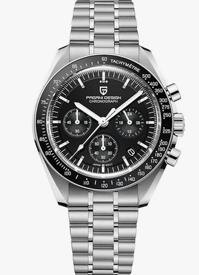 Pagani Design PD-1701 Moonwatch Speedmaster Black Watch
