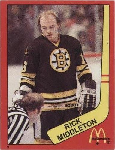 1982-83 McDonald's Stickers - Rick Middleton #9