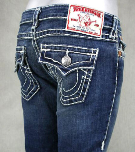 Pre-owned True Religion Women's Jeans Joey Super T Deep Lagoon 10503nbt2