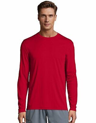 Hanes Men's Long Sleeve T-Shirt Men Cool DRI Performance Athletic Wicking XS-3XL