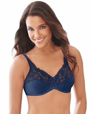 Lilyette Bali Minimizer Bra Tailored Lace Trim Women's Shaping UW-Xtra LY0428