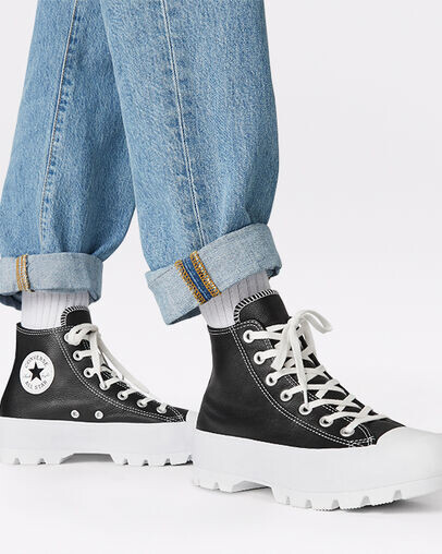 靴 CONVERSE ALLSTAR LEATHER(MADE IN U.S.A.) Chuck Taylor All Star Leather Unisex High Top Shoe. Converse.com