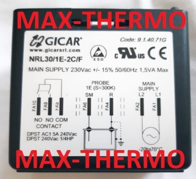  GICAR  NRL30/1E-2C/F  9.1.40.71G  FOR coffe machine La Marzocco WEGA gev 402103