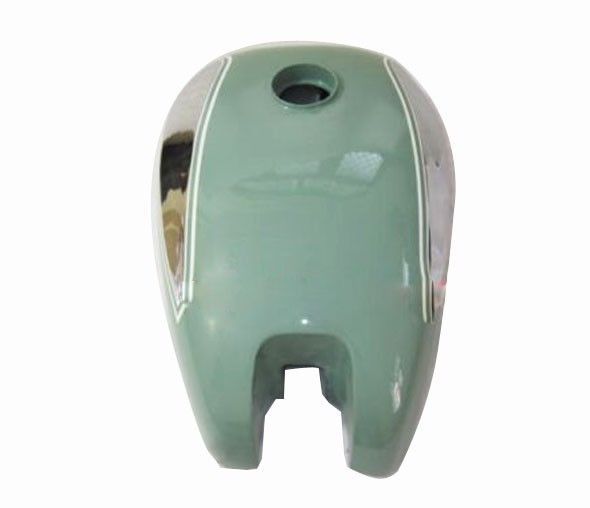Ariel 4g Square Four 1000cc Shark Green Painted & Chrome Petrol Fuel Tank 