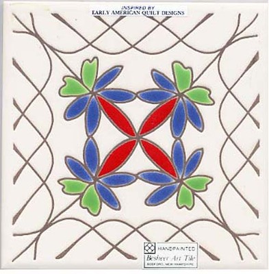 HEIRLOOM LACE WALL PLAQUE TILE TRIVET #HL-2 ~ DIRECTLY FROM BESHEER ART TILE