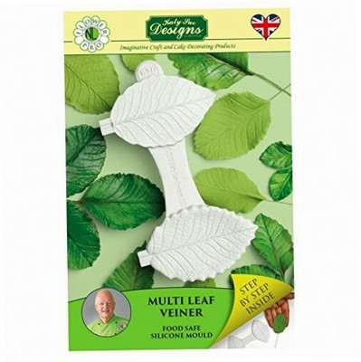 FondantSilikon Form  Sugarcraft Multi Leaf Veiner von Katy Sue Designs