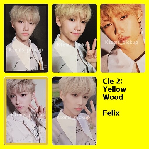 straykids Yellow Wood サノク フォトカード フィリックス Straykids フィリックス YELLOW WOOD スキズ サノク トレカ