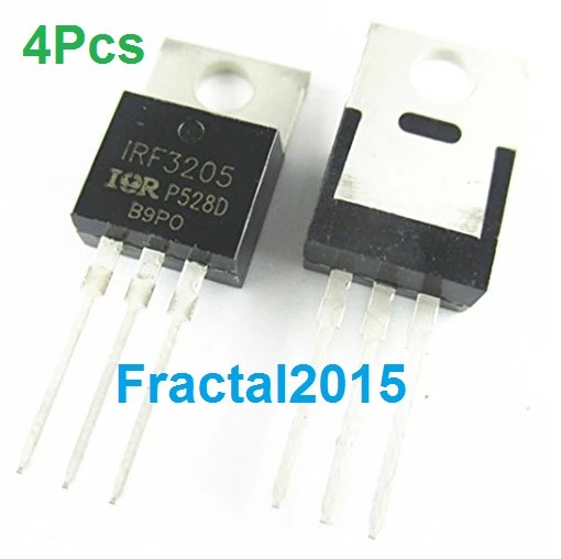 4pcs Irf3205 Irf3205pbf Mosfet 55 V 98a To-220