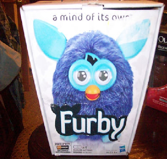 Furby (Navy blue) 2012 <Retired Version> New in Box *With shelfwear