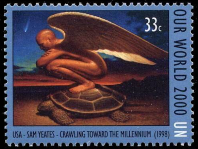 UN New York #Mi835 MNH 2000 Crawling Millennium Sam Yeates