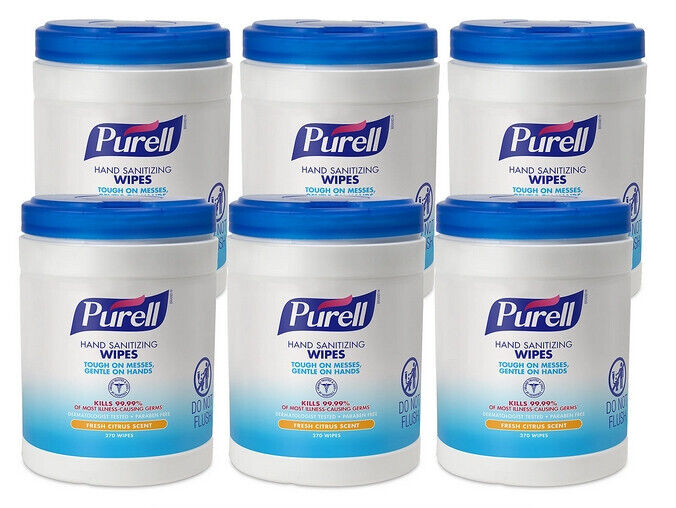 Purell Hand Sanitizing Wipes, Fresh Citrus Scent, 270 Wipes/