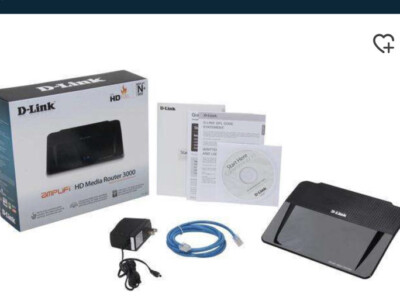 D-Link Amplifi HD Media Router 3000 DIR-857 Wireless N900 Dual Band 4x Network 