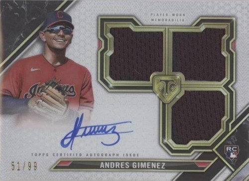 2021 Topps Triple Threads - Andres Gimenez #RFPAR-AG