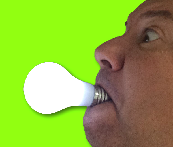 Push Button Uncle Fester Magic Light Up Bulb Costume Trick Addams Family Mouth For Sale Online Ebay