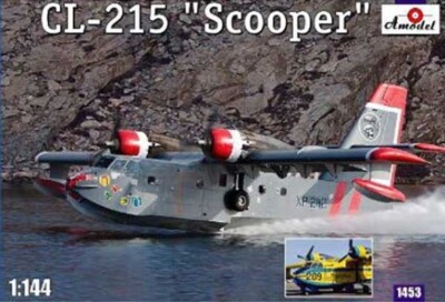 Amodel 1453 1:144 Canadair CL-215 amphibious aircraft model kit