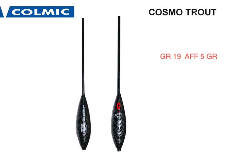 BOMBARDA COSMO TROUT COLMIC 19 GR - AFF 5 PESCA TROT LAGO CONFEZIONE 1 PEZZO