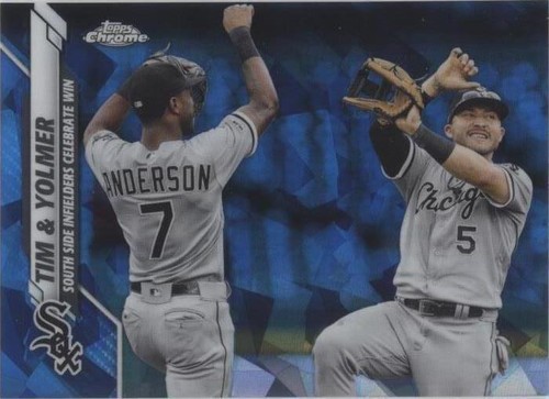 2020 Topps Chrome Sapphire Edition - Tim Anderson Yolmer Sanchez #85